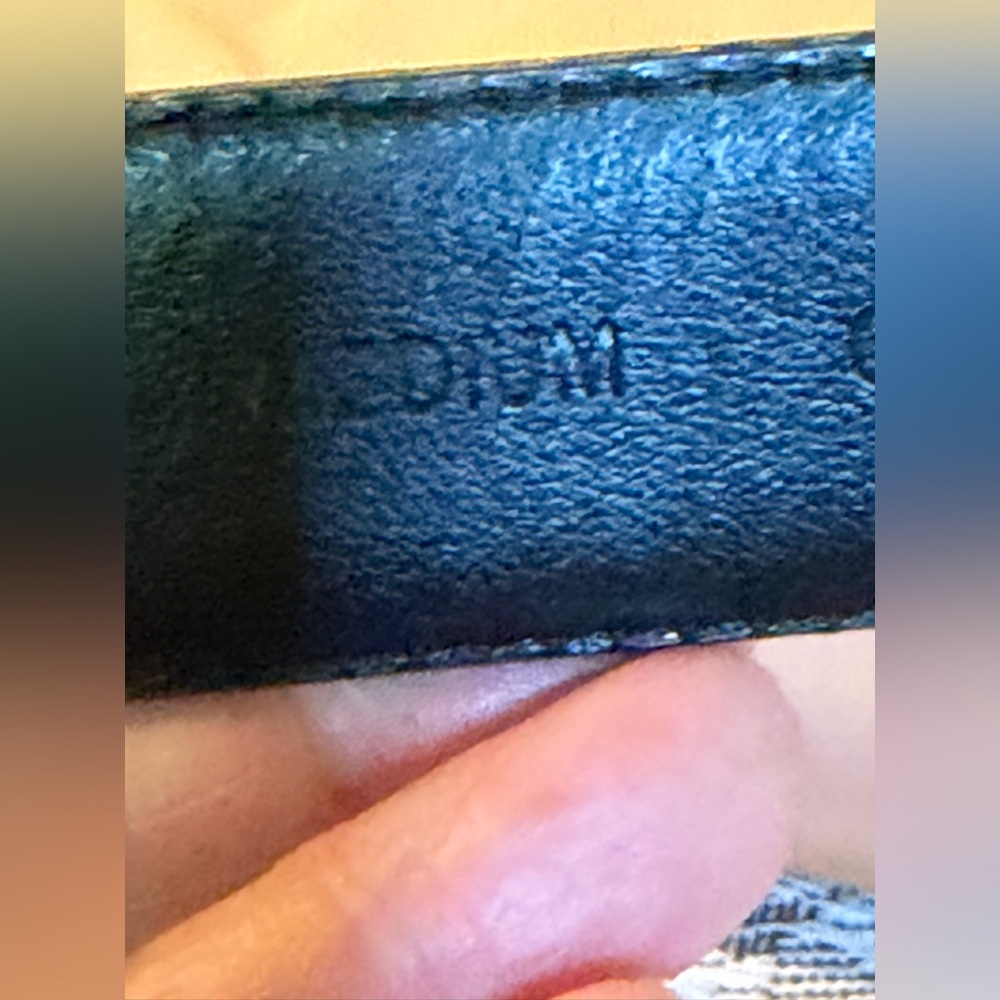 Calvin Klein genuine leather womens belt Sz M - Picture 8 of 12